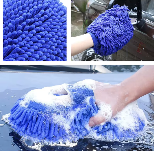 Gants de lavage en microfibre pour voiture